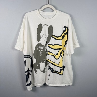 Travis Scott Cactus Jack x KAWS For Fragment Tee White XL T-Shirt 2021