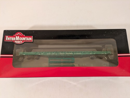 Coche plano con cubierta de madera HO GN Great Northern nuevo en caja como nuevo # 46408-28 | Zustand: New