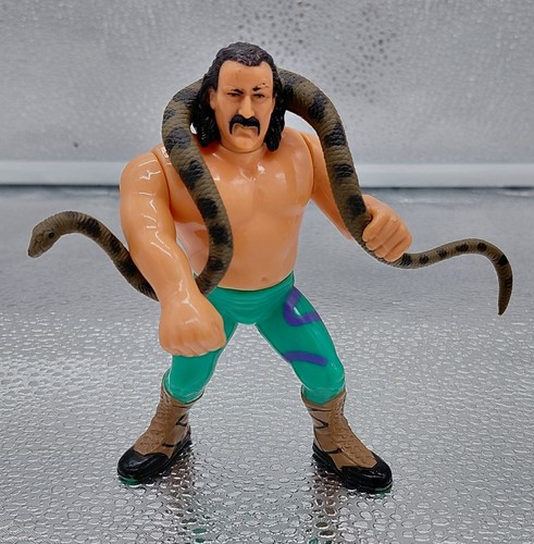 WWF Hasbro Titan Sports Jake With Snake Roberts Ac...