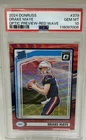 2024 Panini Donruss Optic Red Wave Drake Maye Rated Rookie Patriots PSA 10