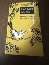 The Four Seasons Japanese Haiku 1958 Peter Pauper Press HC DJ Vintage