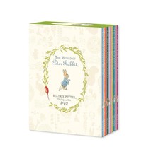 Peter Rabbit Library (Coloured Jackets) 10 Books Box Set By Beatrix Potte (HB)