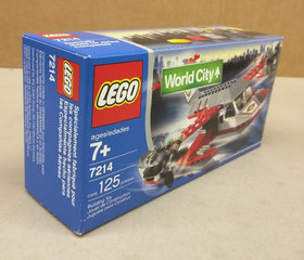 LEGO World City 7214 Seaplane NEW! RARE! Water Prop Plane Sea Airplane Town