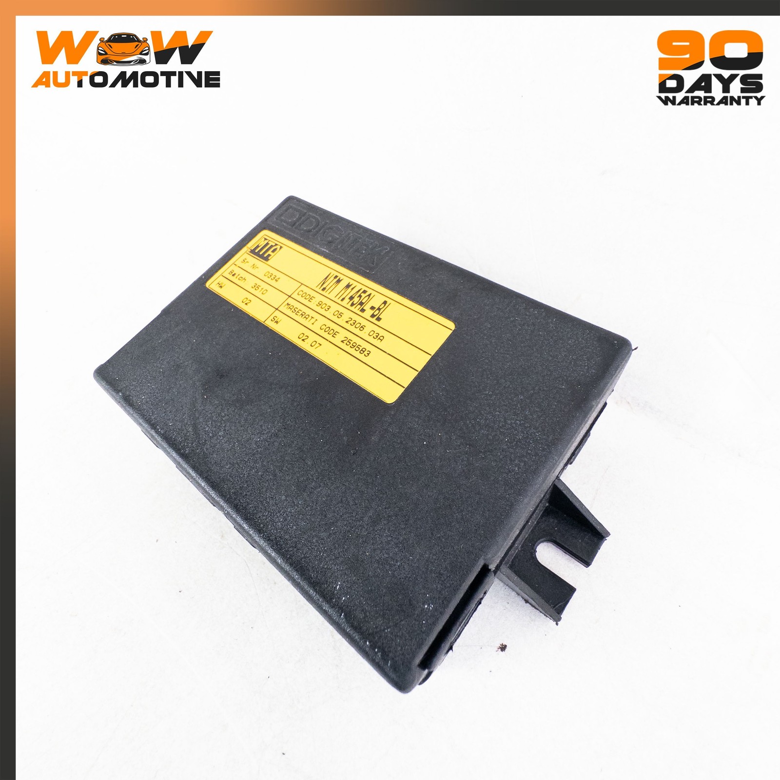 08-19 MASERATI GRANTURISMO GRANCABRIO TOP ROOF CONTROL MODULE UNIT OEM