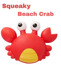 Joyhound Summer Beach Red Crab Vinyl Small Dog Toy - Squeaky New W/Tag - Cute   