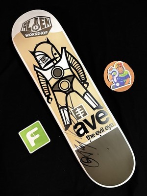 RARE SIGNED Anthony Van Engelen AVE Alien Workshop Dip Skateboard Deck AUTOGRAPH