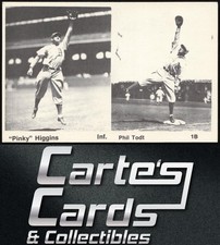 Pinky Higgins | Phil Todt 1974 TCMA 1929-1931 Philadelphia Athletics #NNO