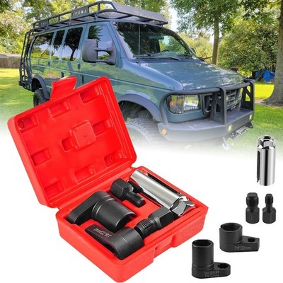 5PCS Oxygen Sensor Socket O2 Sensor Vacuum Wrench Removal Thread Chaser For Ford