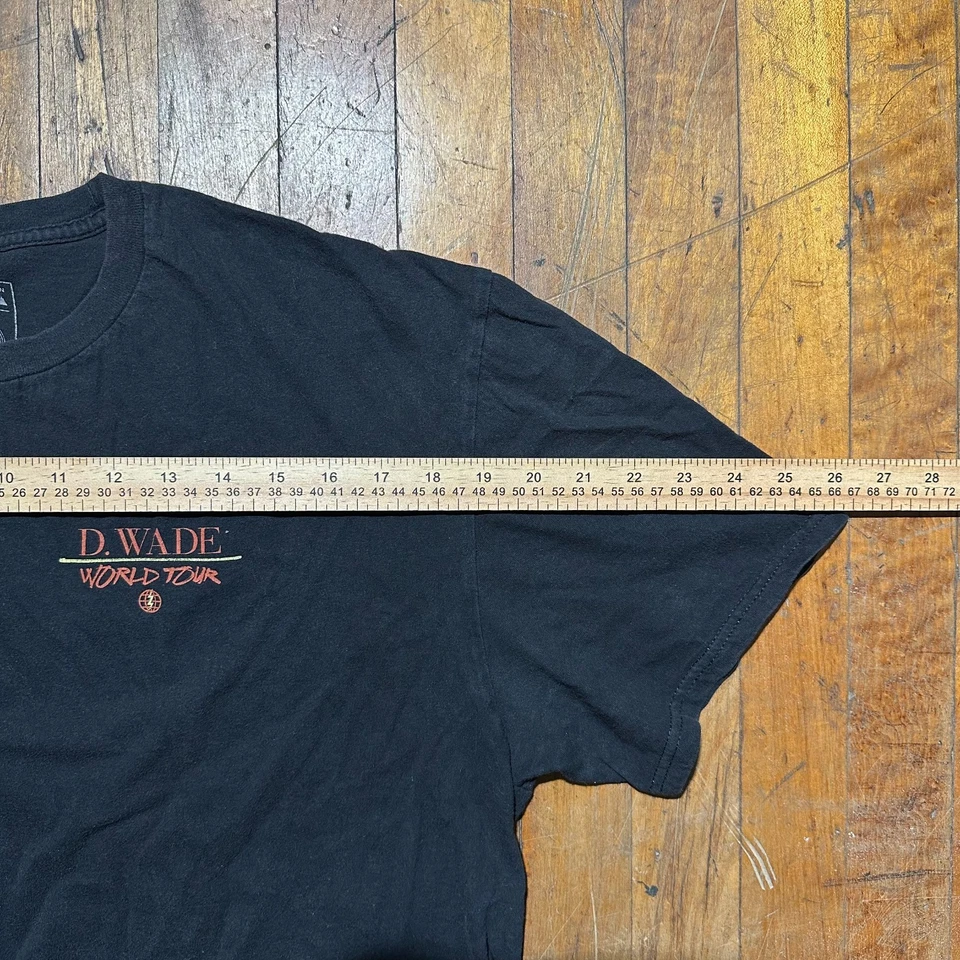 Dwyane Wade World Tour NBA BR Tee Shirt Mens XL Navy Short Sleeve Basketball - Image 4 of 4
