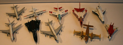 Matchbox Flugzeuge 10 Stück Konvolut gebraucht