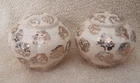Vintage Ivory Gold Decoration 1930’s Riviera Homer Laughlin Salt Pepper Shakers