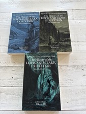 Lewis & Clark Expedition 3-Vol Set Edited by Elliott Coues w/ Folding Maps SC