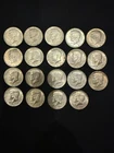Lot of 19 circulated 1968 d 40% silver Kennedy half dollars