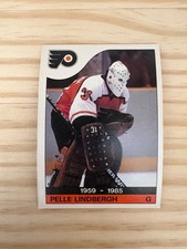 1985-86 O-Pee-Chee #110 Pelle Lindbergh Mem. - Philadelphia Flyers (invM14)