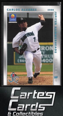 Carlos Alvarez 2008 Grandstand Jupiter Hammerheads #2 Jupiter Hammerheads