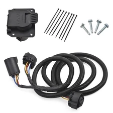 MITZONE 7-Foot 7-Pin Vehicle-Trailer Wiring Plug Harness Extension... 