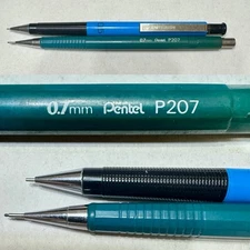 Vtg PENTEL Pentel P207 & Mitsubishi M5 Lead Drafting Drawing Mechanical Pencils