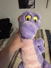 VTG HTF Disney Store Hong Kong Figment Plush Dragon Purple Rare Tagged CleanSoft