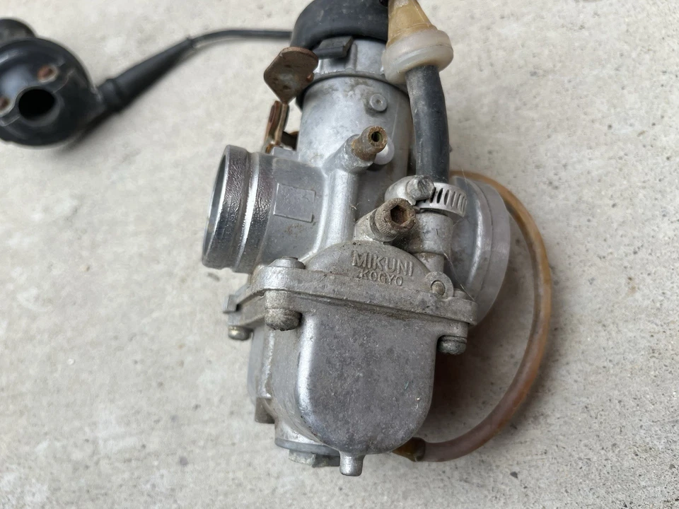 1978 Yamaha YZ 125 Carburetor and Throttle Assembly YZ125E 2K6 - Image 4 of 4