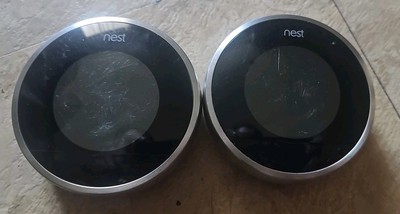 Nest Thermostat Model 02A 2nd Lot 2 GenWifi Programmable Learning Black/Silver