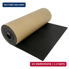 Sponge Neoprene with Adhesive Foam Rubber Sheet 1/4" Thick X 12" Wide X 54" Long