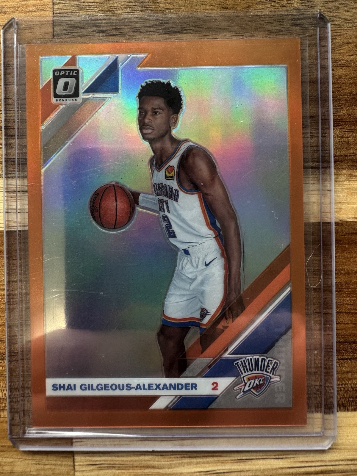 Panini 2019-20 Donruss Optic Shai Gilgeous-Alexander Orange Prizm #113 /199