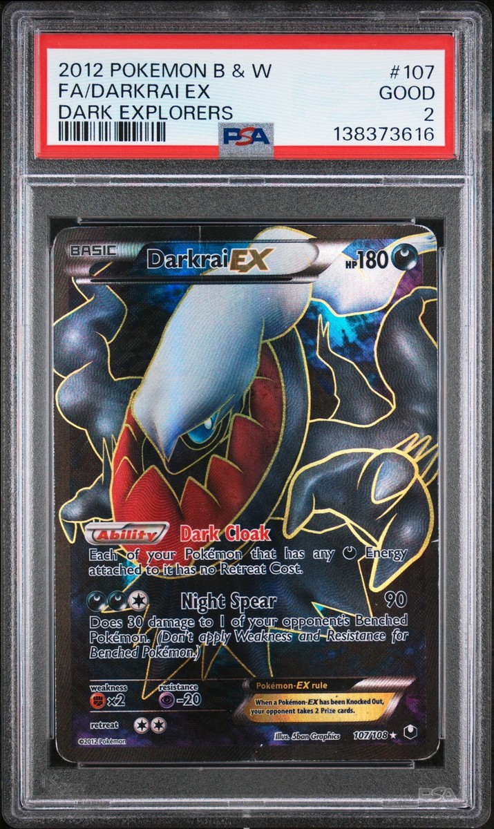 Darkrai EX (107 Full Art) 107/108 Dark Explorers Holo for sale