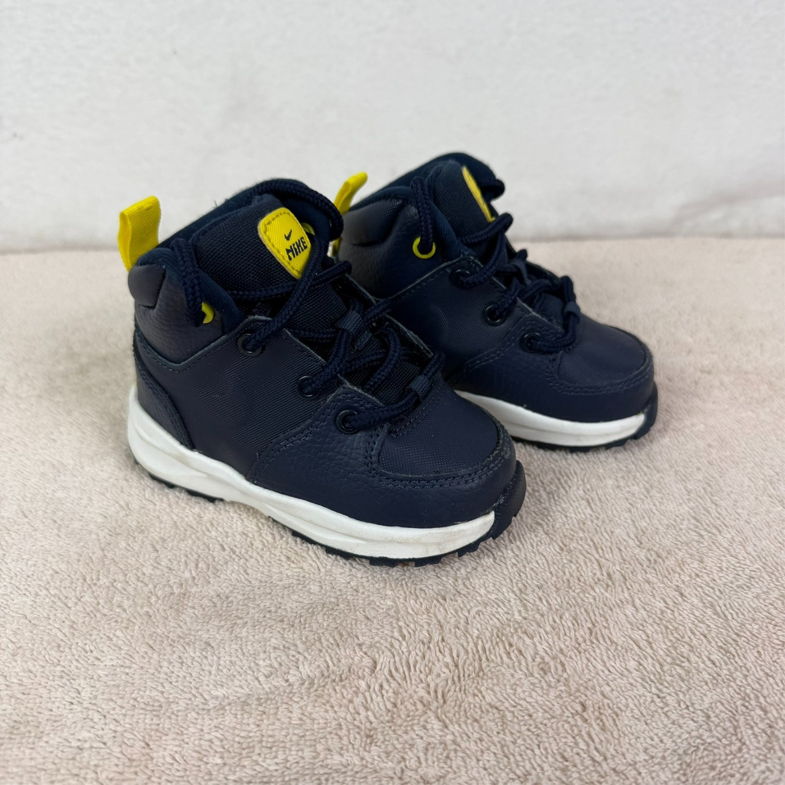 Boy Shoes Size 5c Navy Blue Laces
