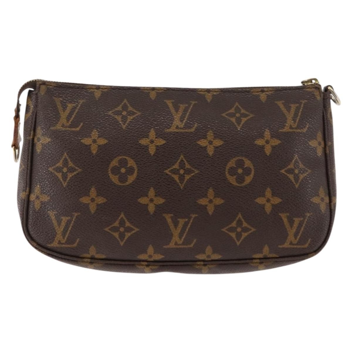 LOUIS VUITTON Monogram Pochette Accessoires Pouch M51980 LV Auth BA6969