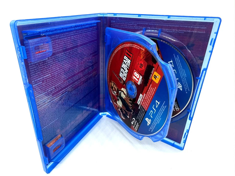 Red Dead Redemptions II Sony Playstation 4 Ps4 Spiel Gut - ohne Inlay/Anleitung, Foto 3 von 3