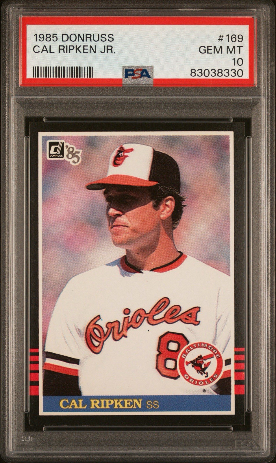 1985 Donruss #169 Cal Ripken Jr. PSA 10 (Gem Mint, Low Pop)