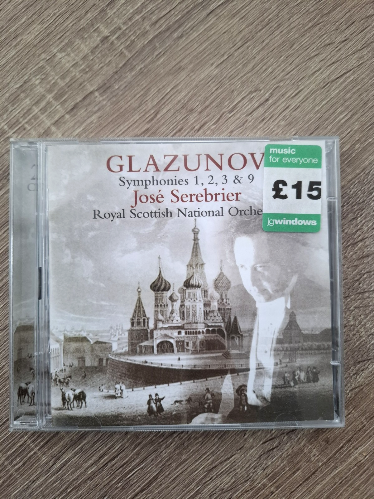 Alexander Glazunov: Symphonies 1, 2, 3 & 9: Jose Serebrier: 2 CD Set