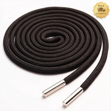 Black Waistband Drawstring cord 1.4m Replacement Rope for Joggers Hoodie Hat