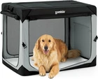 Zomisia 42 Collapsible Dog Crate XL Soft Travel Pet Carrier Kennel Folding Grey