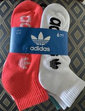 Adidas SPORT Ankle Socks 6 Color Pairs Free Shipping  