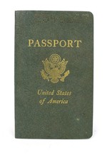 Pass, USA 1974, sowie US-Einb&uuml;rgerungsurkunde von 1933