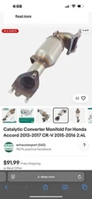 Catalytic Converter For 2013-2017 Honda Accord 2015-2019 CR-V 2.4L Acura TLX
