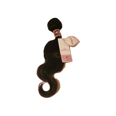 One Bundle Natural Body Wave Texture Sew In Human Hair Weave Extension 14in