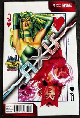 Avengers & X-Men Axis #1 2014 Mike Mayhew Midtown Exclusive Cover Variant NM