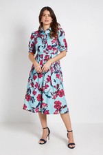Wallis Blue Shirt Dress Womens Occasion Dresses