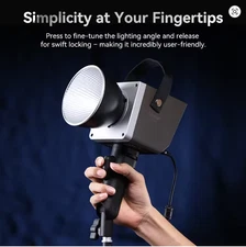 Ulanzi LA03 Light Stand Hand Grip with 1/4'' Interface for LED Video