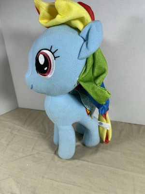 2017 RAINBOW DASH My Little Pony Plush Glitter Wings by Hasbro/Toy Factory 12 