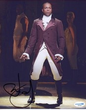 Leslie Odom Jr. "Hamilton" AUTOGRAPH Signed 'Aaron Burr' 8x10 Photo ACOA Leslie Odom Jr. "Hamilton" AUTOGRAPH Signed 'Aaron Burr' 8x10 Photo ACOA