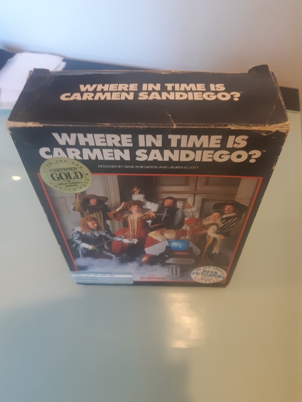 Where in Time is Carmen Sandiego - Commodore Amiga  -  Complete