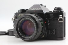  Near MINT Canon AE-1 Program Black film camera New FD 50mm f/1.4 From JAPAN
