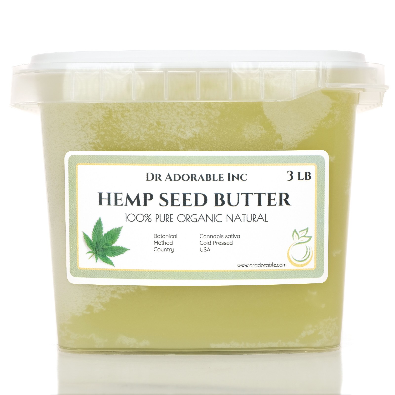 100% Pure Raw Natural Cold Pressed Skin Body Hair