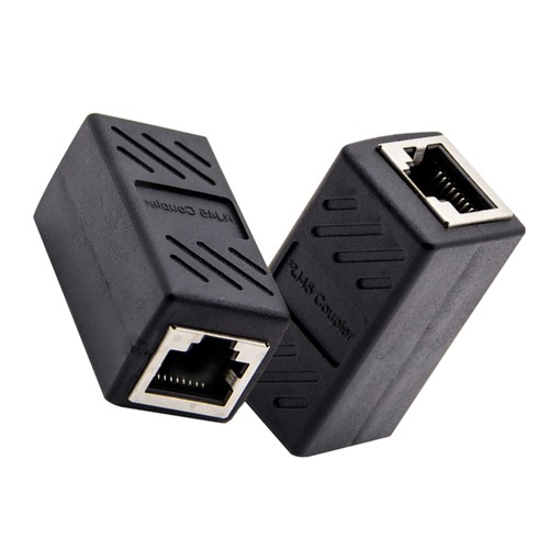 2 Pcs Network Cable Connector Ethernet Extension Female Coupler LAN - 第 6/12 張圖片