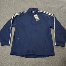 Adidas Track Suit Training Jacket Men's Large Indigo Blue New See Details