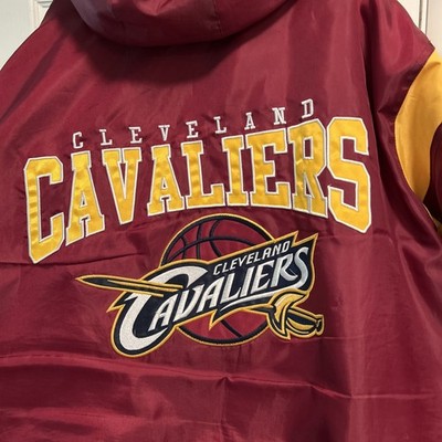 Vintage 90s Cleveland Cavaliers Basketball Hooded Jacket Size XXL G111