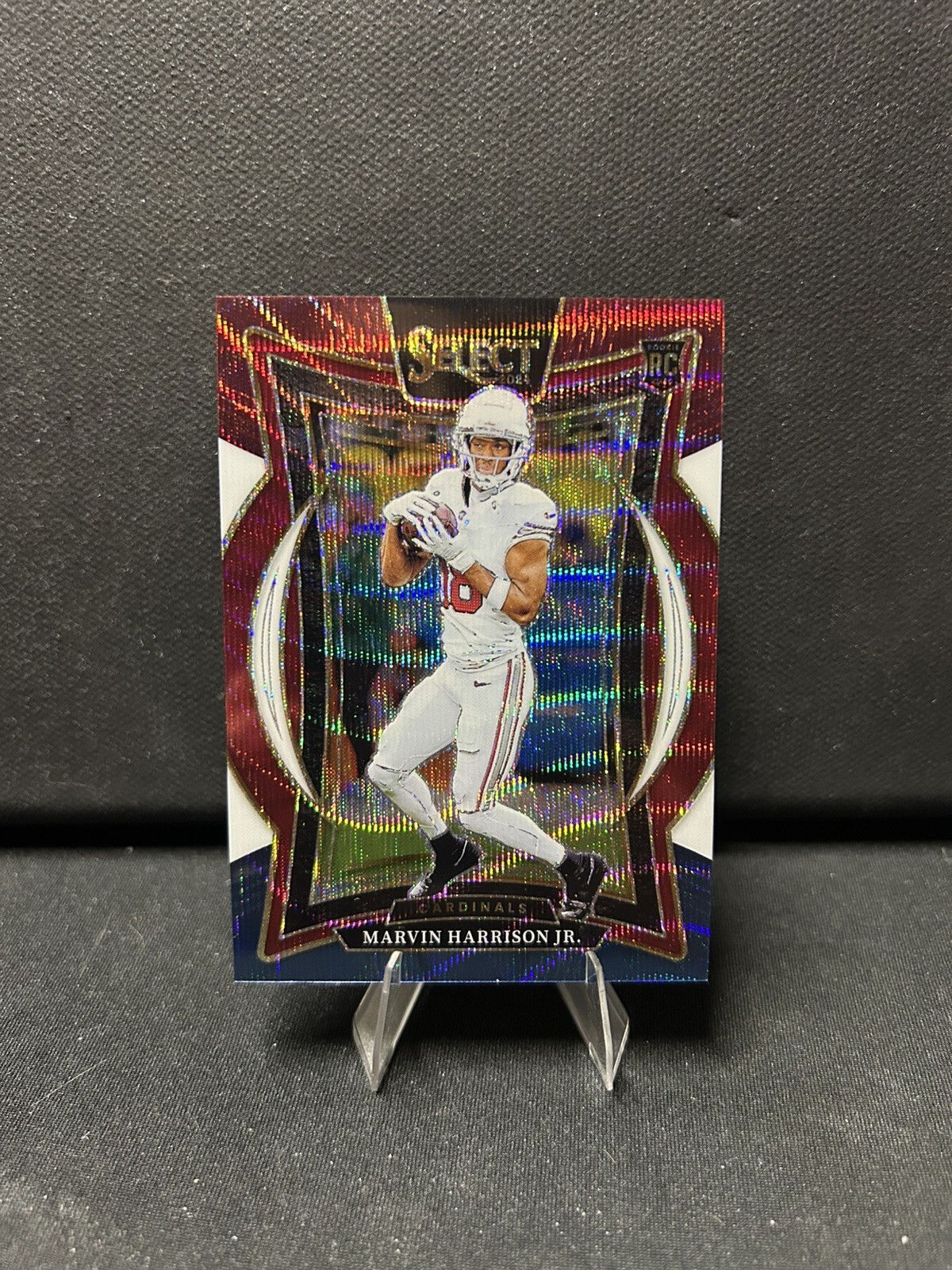 MARVIN HARRISON JR. 2024 SELECT CONCOURSE ROOKIE TRI-COLOR RC /299